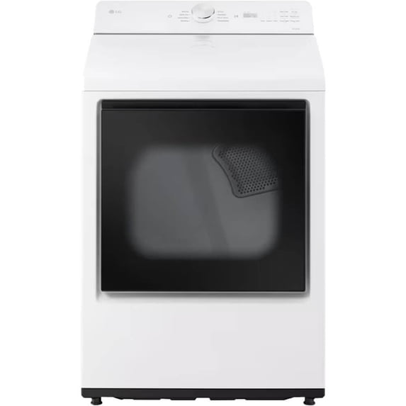 LG DLE8200W 7.3 Cu. Ft. White Front Load Smart Electric Dryer