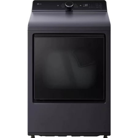 LG - 7.3 Cu. Ft. Smart Electric Dryer with EasyLoad Door - Matte Black
