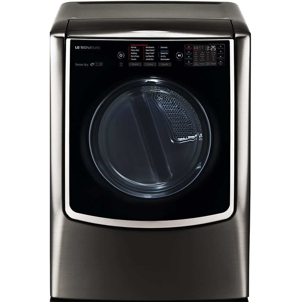 LG DLEX9500K 9.0 Cu. Ft. Black Stainless Smart Electric Dryer