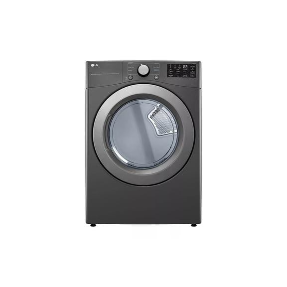 LG DLG3471M 7.4 Cu. ft. Stackable Vented Gas Dryer with Wrinkle Care in Middle Black with Sensor Dry Technology - New