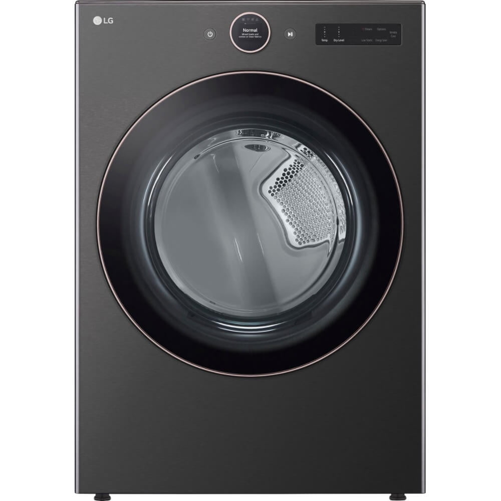LG DLGX6501B 7.4 Cu. Ft. Black Steel Front Load Smart Gas Dryer