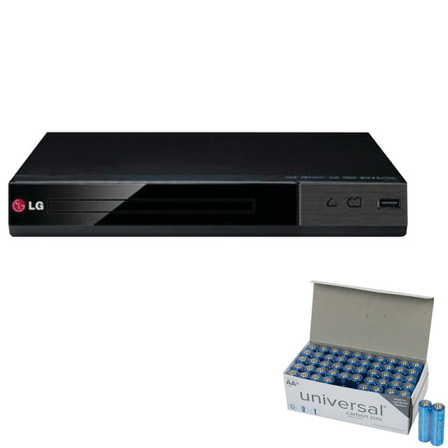 LG DP132 DVD Player With USB Direct Recording & UPG AA 50 Pack