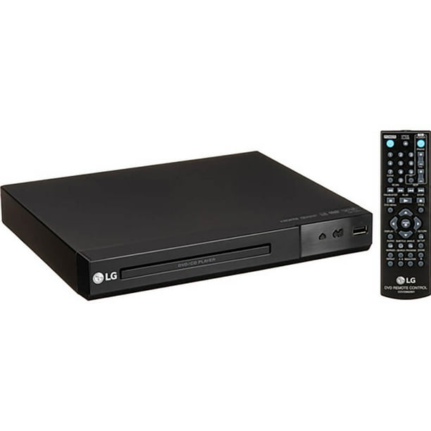 LG DP132H Compact DVD Player, HD Upscaling, USB Direct Recording