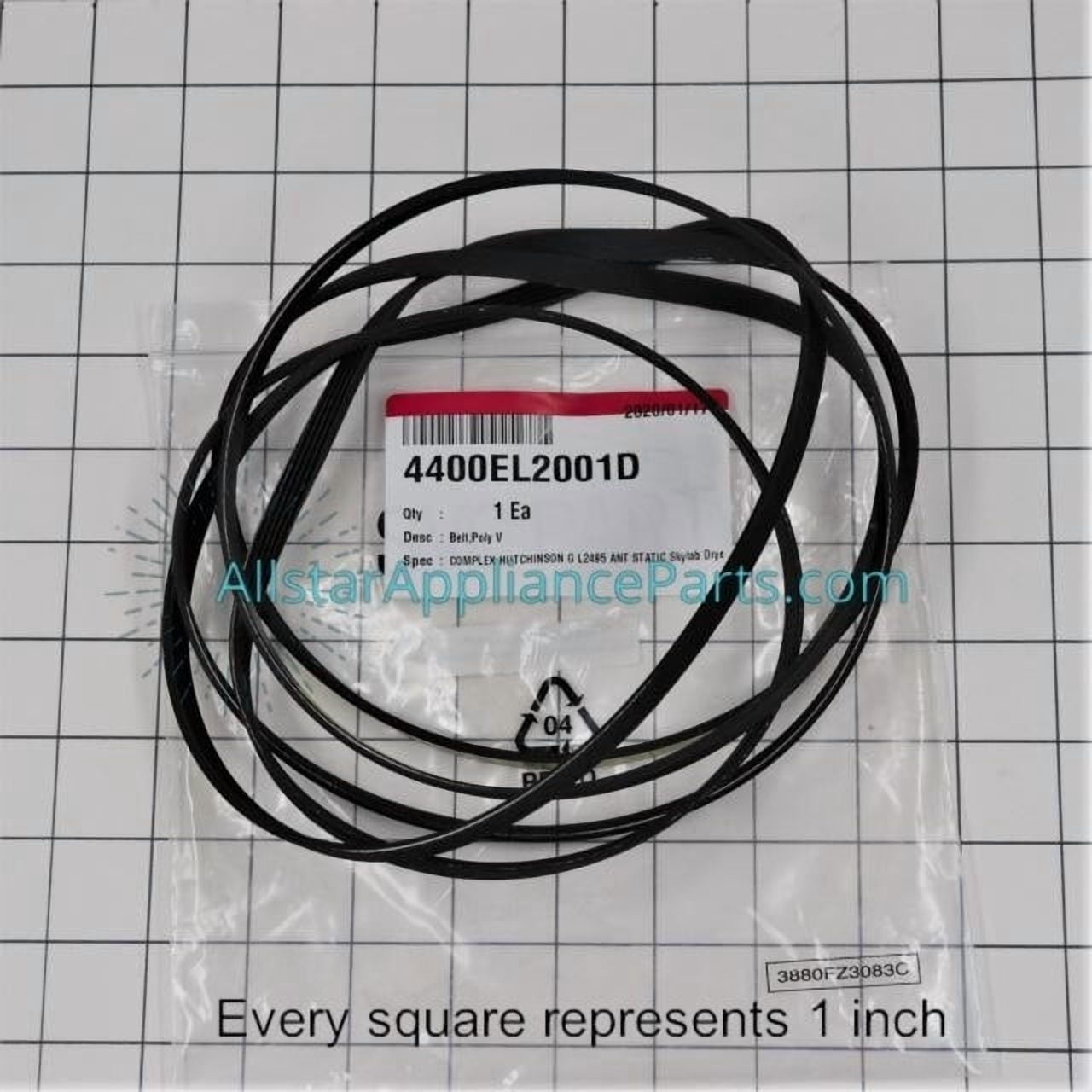 LG Dryer Belt Poly V 4400EL2001D