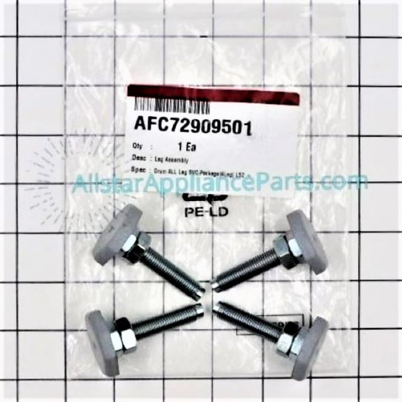 LG Dryer, Washing Machine Leveling Leg AFC72909501
