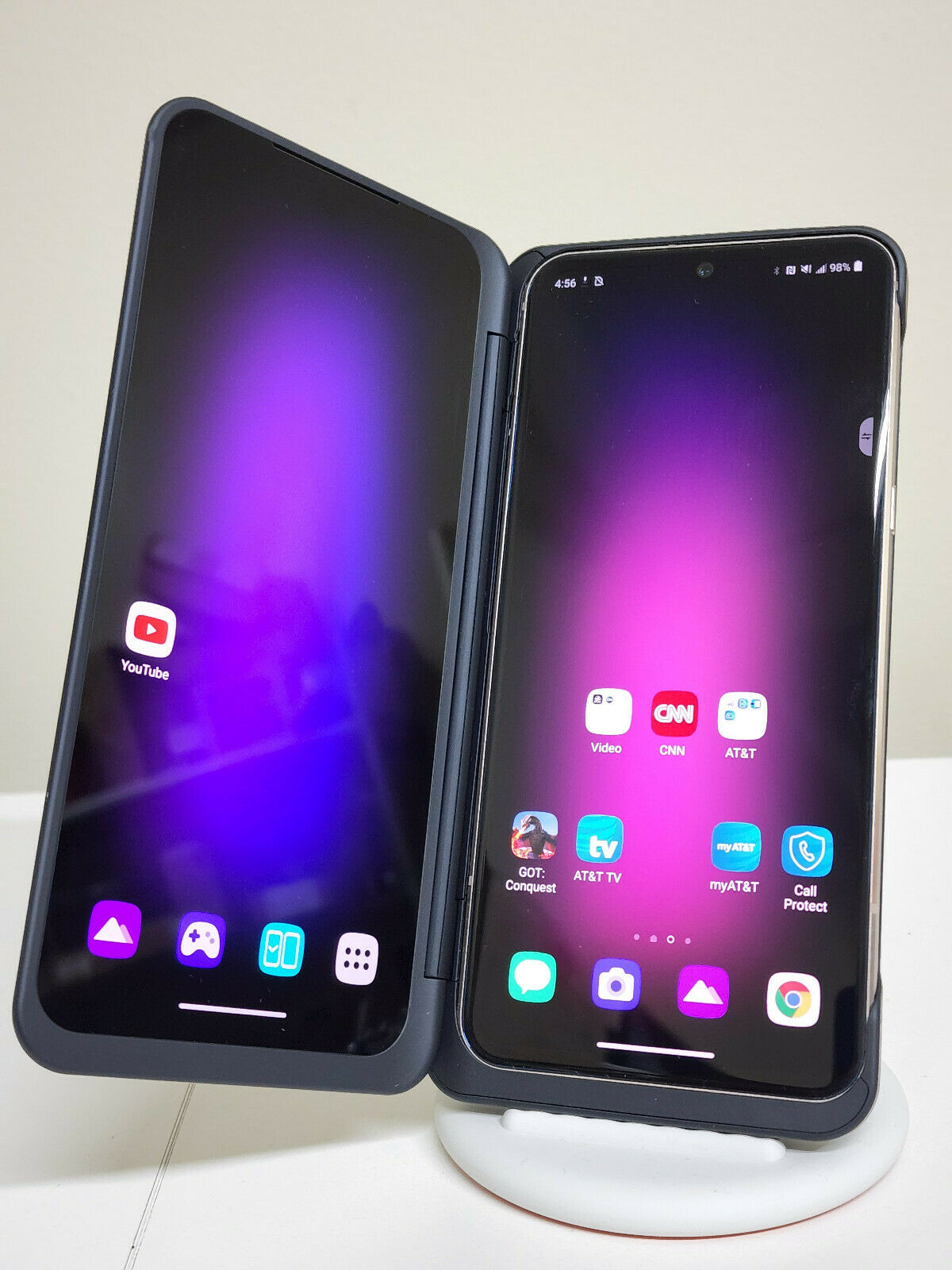 LG Dual Screen Folio Case for LG V60 ThinQ 5G Smartphone (Used 