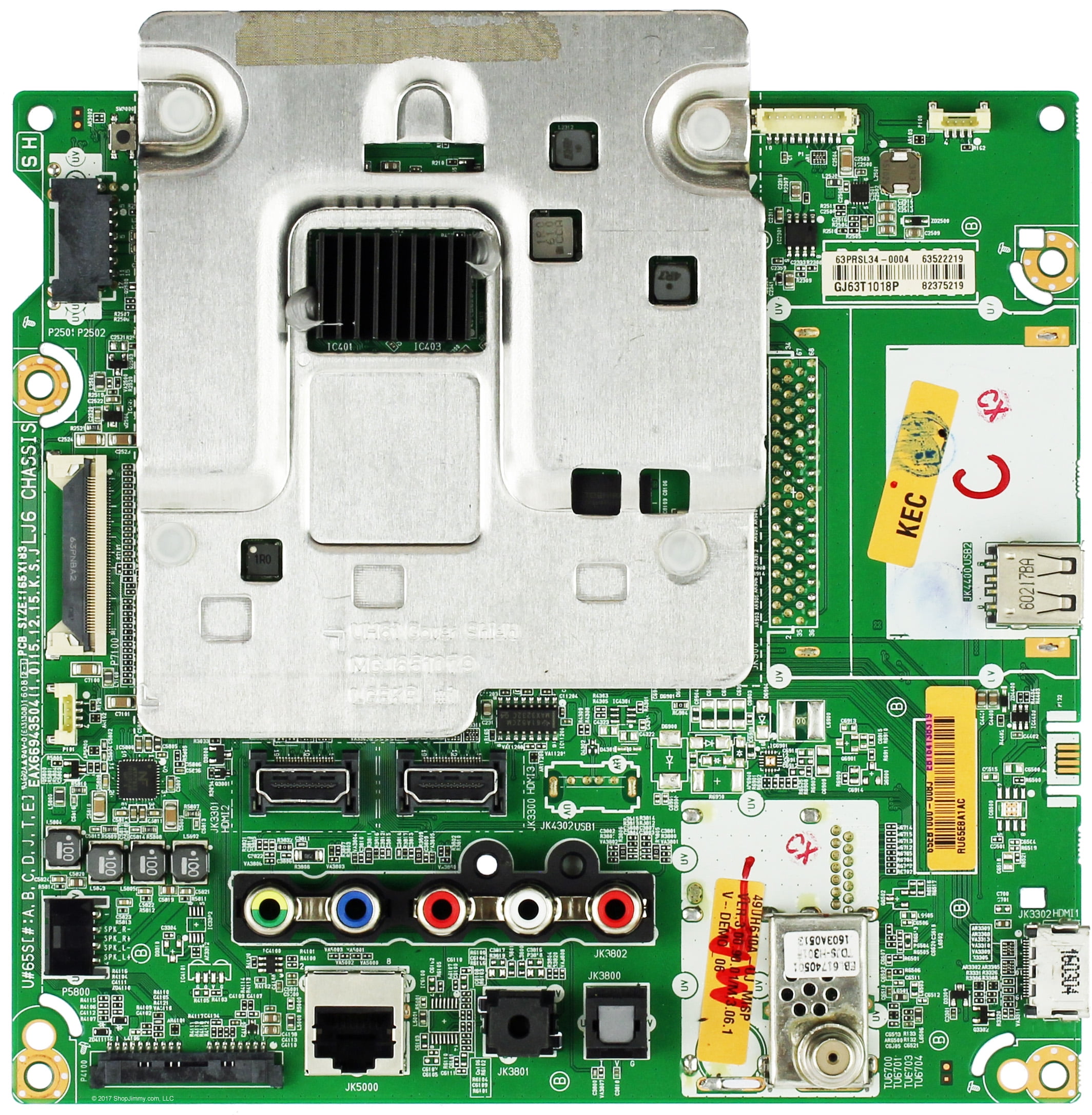 LG EBT64138319 Main Board for 49UH610AUJ.AUSWLOR