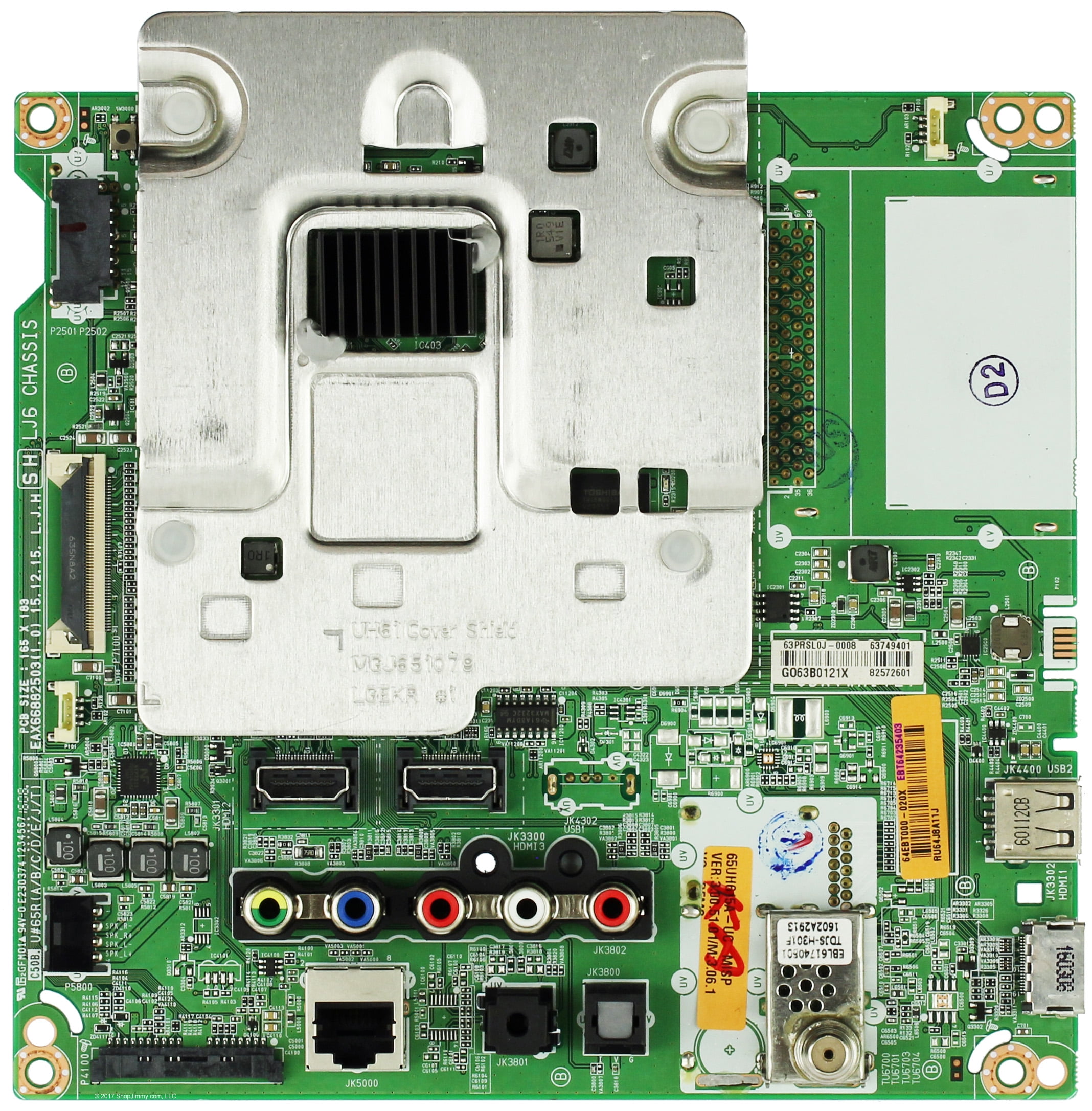 LG EBT64235403 Main Board for 65UH615AUC.AUSWLJR