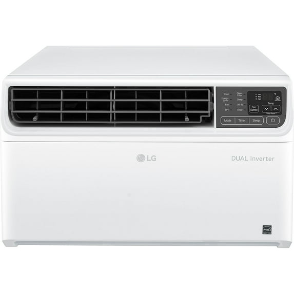 LG Energy Star 9,500 BTU 115V Dual Inverter Window Air Conditioner with Wi-Fi Control