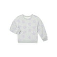 thumbnail image 1 of Wonder Nation Little Girls Puff Sleeve Sweatshirt, Sizes 4-10, 1 of 3