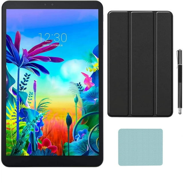 LG G Pad 5 10.1-inch (1920x1200) 4GB LTE Unlock Tablet, Qualcomm MSM8996 Snapdragon Processor, 4GB RAM, 32GB Storage, Bluetooth, Fingerprint Sensor, Android 9.0 + Mazepoly Accessories