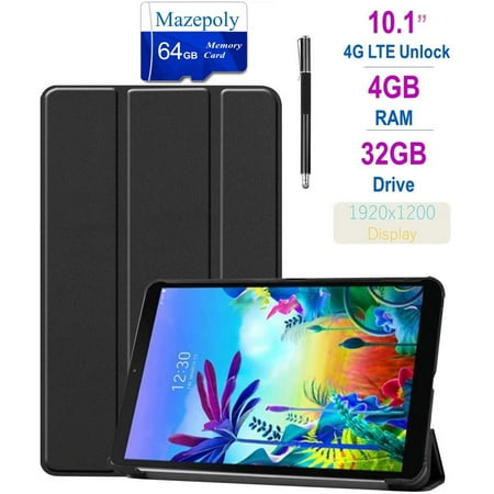 LG G Pad 5 Tablet - 10.1" - 32 GB Storage - Android 9.0 Pie - 4G - MediaTek MT6762 SoC - 5 Megapixel Front Camera