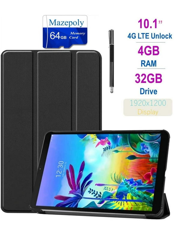LG G Pad 5 Tablet - 10.1" - 32 GB Storage - Android 9.0 Pie - 4G - MediaTek MT6762 SoC - 5 Megapixel Front Camera