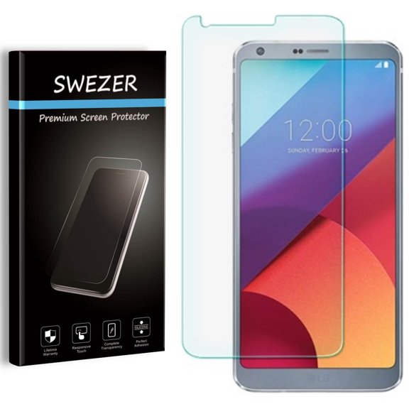 LG G6 [2-Pack] SWEZER Tempered Glass Screen Protector, Anti-Scratch, Anti-Bubble, Anti-Chip Edge