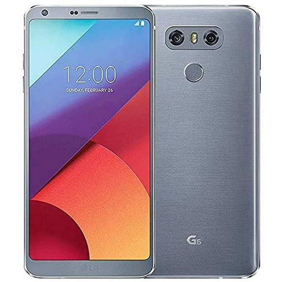 Pre-Owned LG G6 Duos H871S 32GB Silver AT&T GSM Unlocked Smartphone (Used )
