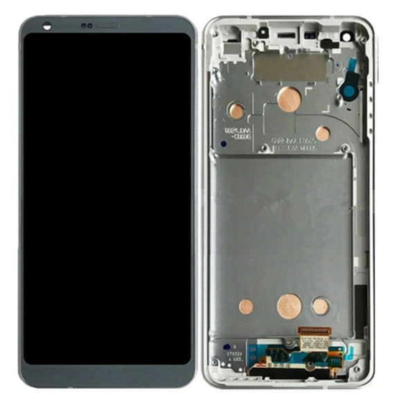 LG G6 LCD Screen + Digitizer Touch Screen Full Assembly With Frame Replacement - Platinum