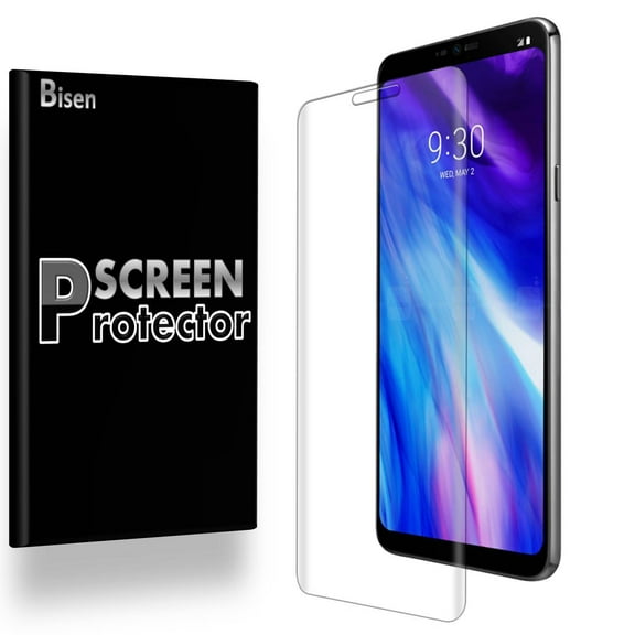 LG G7 ThinQ [2-Pack BISEN] Ultra Clear [Full Cover] Screen Protector, Anti-Scratch, Anti-Shock