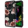 thumbnail image 1 of LG G8 ThinQ Case, Kaesar Slim Hybrid Dual Layer Shockproof Hard Cover Graphic Fashion Cute Colorful Silicone Skin Cover Armor Case for LG G8 ThinQ (Flower), 1 of 1