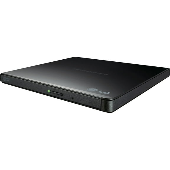 LG GP65NB60 DVD-Writer - Black - 24x CD Write/24x CD Rewrite/24x CD Read - 5x DVD Write/6x DVD Rewrite/4x DVD Read - USB