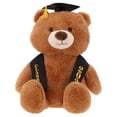 thumbnail image 1 of Large Class of 2026 Bear Plush, Brown and Black, Graduation by Way To Celebrate, 1 of 6