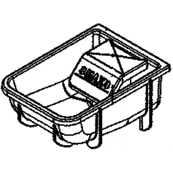 LG Genuine OEM AAZ75735901 Washer Detergent Dispenser Box