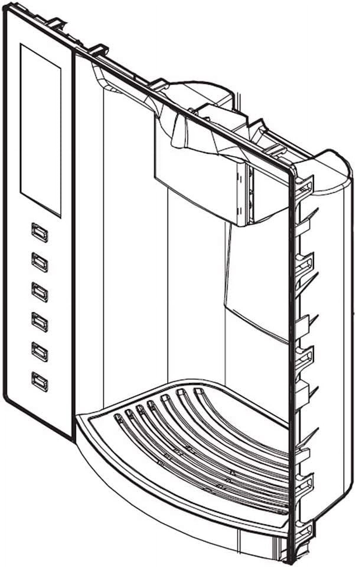 LG Genuine OEM ACQ87270806 Refrigerator Dispenser Cover Assembly