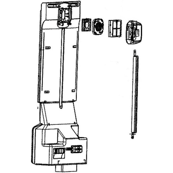 LG Genuine OEM ADJ74132109 Refrigerator Air Duct Cover & Fan Assembly