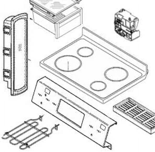 LG Genuine OEM EBR73821007 Range Main Control Board (PCB Assembly) Sansujyuku sansujyuku.com
