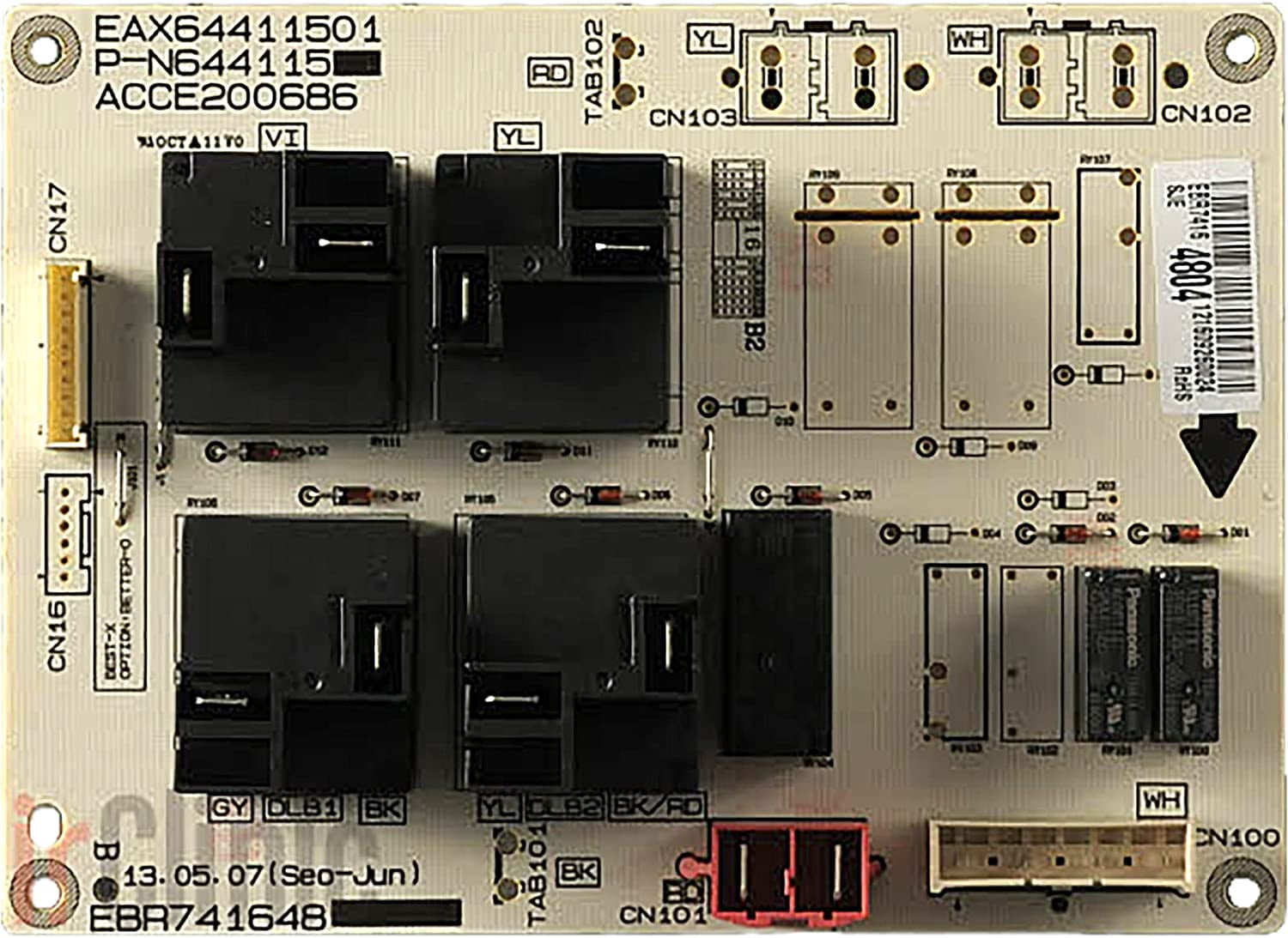 6871W1N012A Oven Relay Board | Genuine Lg OEM In Stock 6871W1N012A Oven Relay Board | Genuine Lg OEM In Stock
