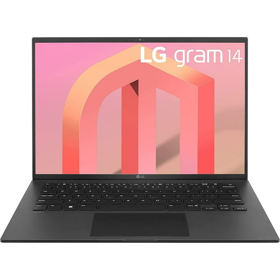 LG gram (2022) 14Z90Q Ultra Lightweight Laptop, 14" (1920 x 1200) IPS Display, Intel Evo 12th Gen i7 1260P Processor, 16GB LPDDR5, 512GB NVMe SSD, FHD Webcam, WiFi 6E, Thunderbolt 4, Windows11, Black i7-1260p 16 GB 512 GB Intel XE Black