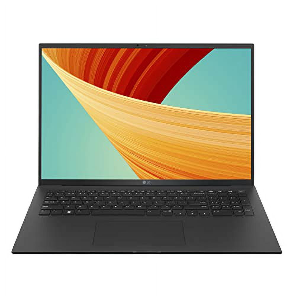 LG Gram 17ZB90R 17" Lightweight Laptop, Intel Core i7-1360P, 16GB RAM/512GB SSD with Windows 11 Home, Black