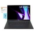 thumbnail image 1 of LG Gram Pro Home/Business Laptop (Intel Ultra 7-155H 16-Core, 16.0in 120 Hz 2.8K (2880x1800), GeForce RTX 3050, 32GB LPDDR5X 7466MHz RAM, Win 11 Pro) with Microsoft 365 Personal , Dockztorm Hub, 1 of 7