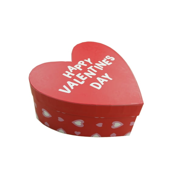 Large Heart-Shaped Gift Box, Red, 8" x 8" x 4", Valentine's Day by Way To Celebrate