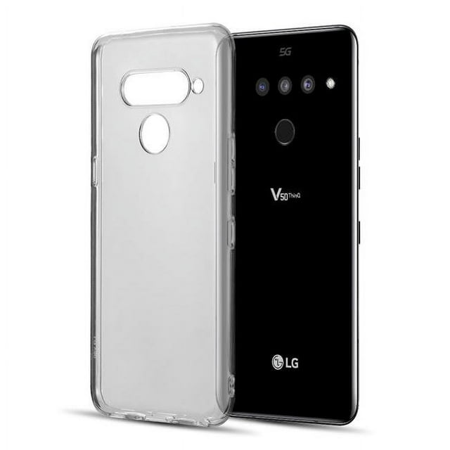 LG  High Quality Crystal Skin Case for LG V50 ThinQ Sprint&#44; Verizon - Clear