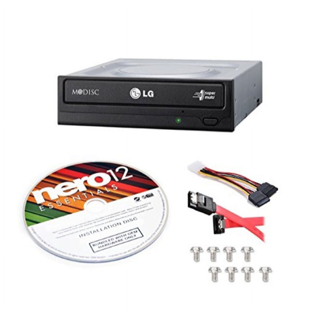 LG Internal 24x Super Multi with MDISC Support DVD Burner (GH24NSC0B