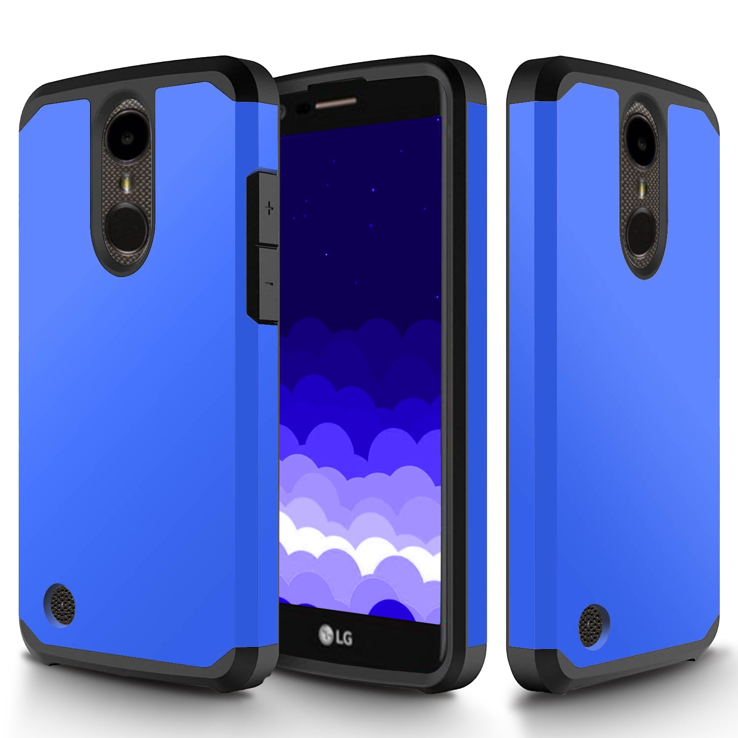 LG K20 Plus Case, ZV SLIM HYBRID Heavy Duty Cover Ultra Thin And