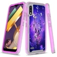 thumbnail image 1 of LG K22 Case, LG K22 Plus Case, LG K32 Case, Rosebono Graphic Design Shockproof Impact Resistant Protective Full-Body Rugged Clear Hybrid Bumper Case for LG K22+ (Dream Catcher), 1 of 4