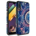 thumbnail image 1 of LG K22 Case, LG K32 Case, LG K22 Plus Case, Rosebono Slim Hybrid Shockproof Hard Cover Graphic Fashion Colorful Skin Cover Armor Case for LG K22/K22+ (Mandala), 1 of 5