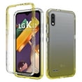 thumbnail image 1 of LG K22 Case, LG K22 Plus Case, LG K32 Case, Rosebono Full-Body Rugged Ultra Transparency Hybrid Protective Case With Built-in Screen Protector for LG K22+ / LG K32 (Yellow), 1 of 5