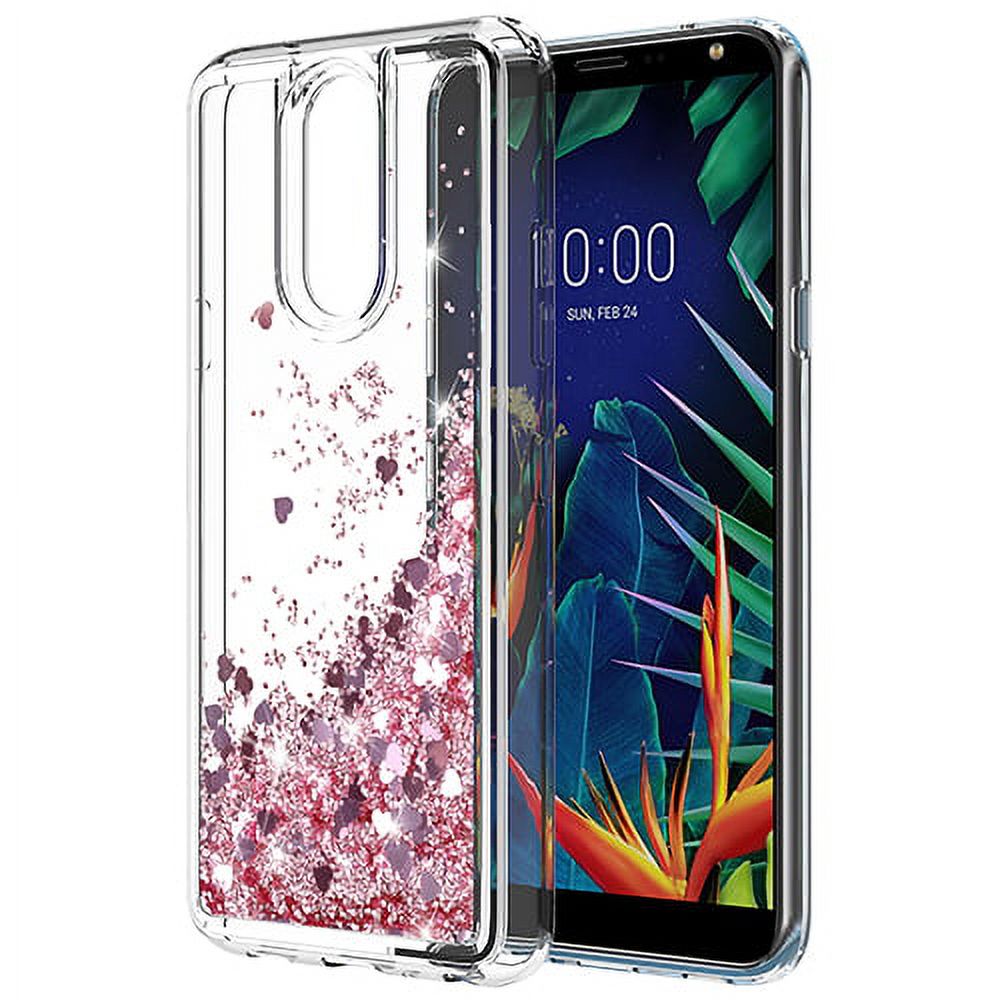 Custodia TPU Trasparente Con Motivo Girasole Per LG K40 / Solo / K12 Plus - Cover Antiurto Flessibile E Sottile, Protezione Fotocamera
