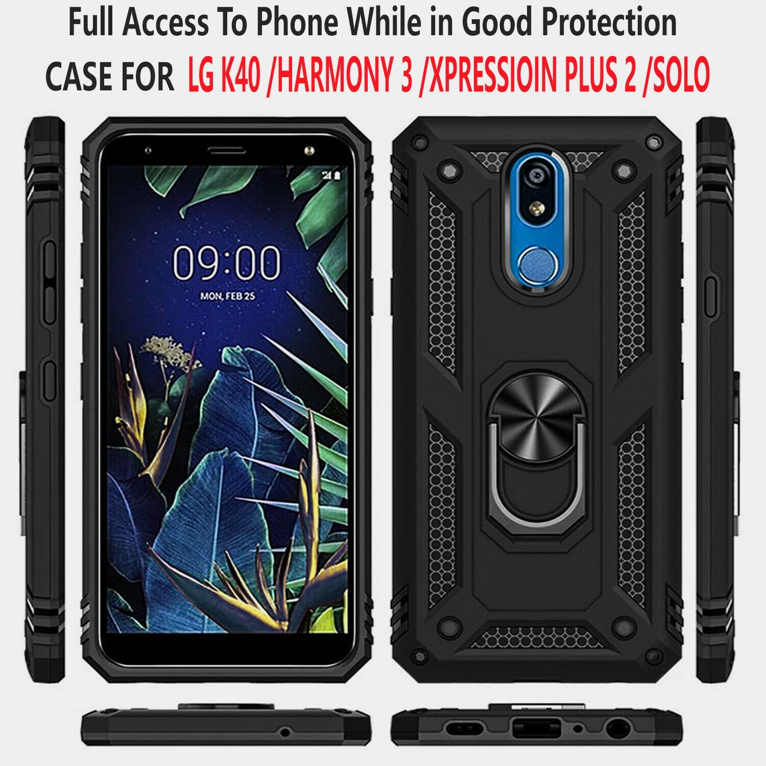For LG K30 Case, For LG Premier Pro LTE Case, For LG K10 2018 Case, Luxury PU Le - Foto 9