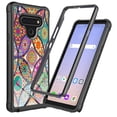 thumbnail image 1 of LG K51 Case, Rosebono Hybrid IMD Design Graphic Anti-Scratch Fashion Cute Colorful Silicone Skin Cover Armor Case for LG K51 (Colorful Mandala), 1 of 1