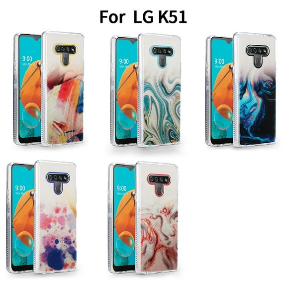 LG K51 Phone Case, Slim Strong Protective Multi-Function for LG K51 Phone Case Black