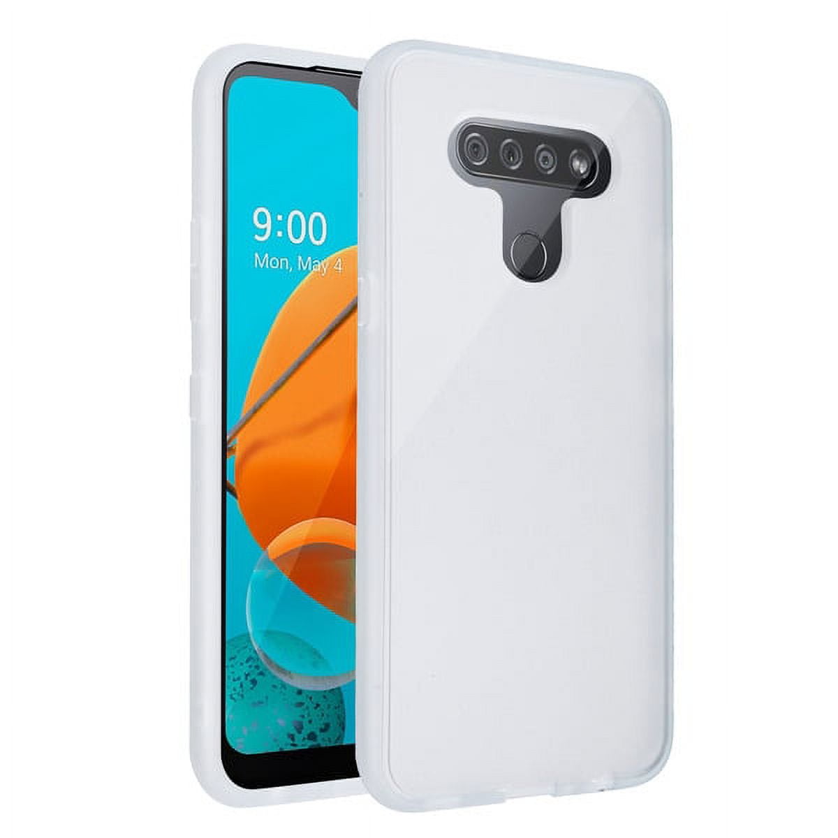 LG K51, Reflect Phone Case Hybrid Rubber Silicone TPU Gel Protector ...