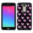 thumbnail image 1 of LG K8 Case | LG Escape 3 Case, Slim Hybrid Dual Layer Armor Case Cover for LG K8 | Escape 3 - Striped Hearts, 1 of 1