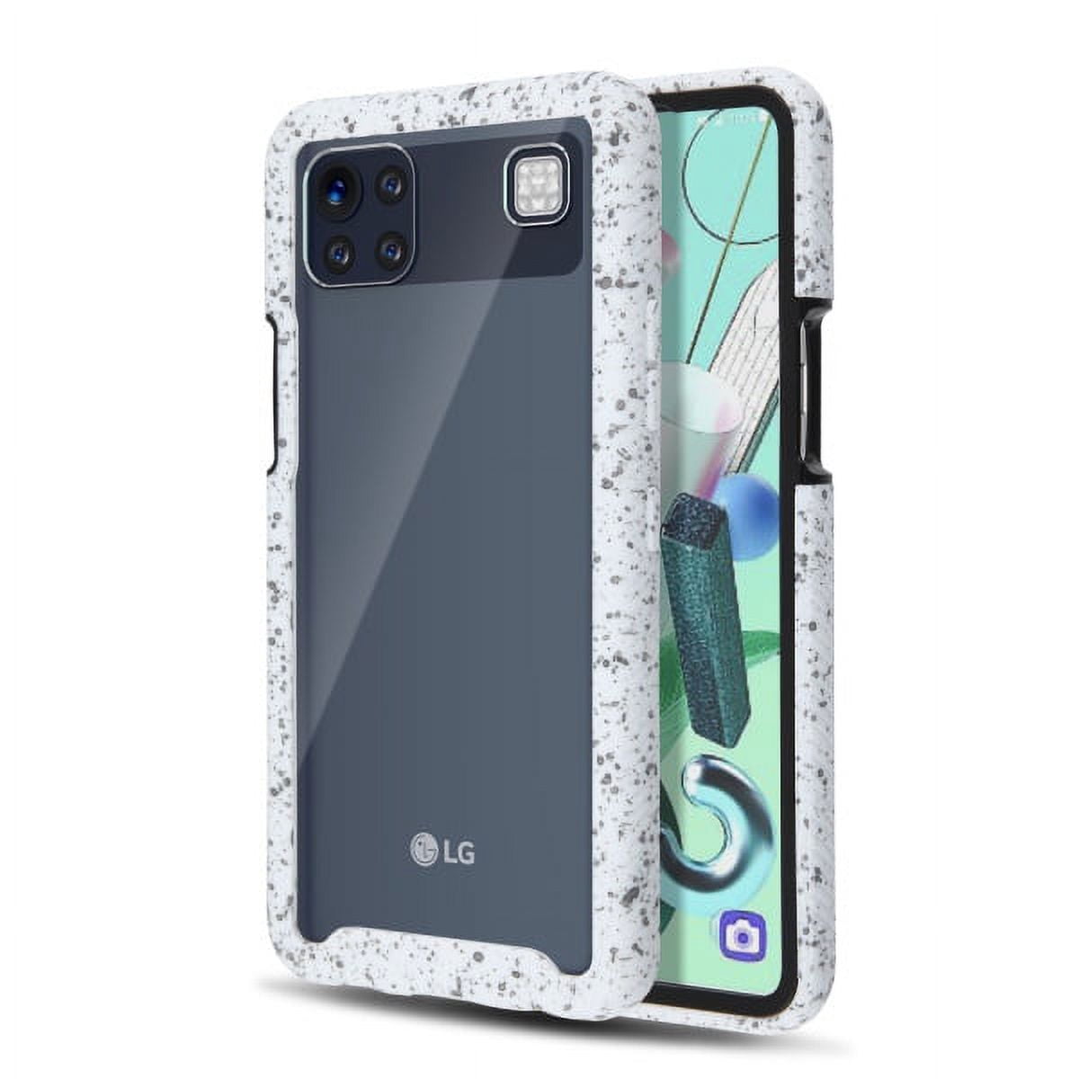 LG K92 5G Phone Case Transparent Clear Hybrid Rugged Dual Layers Hard