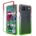 thumbnail image 1 of LG K92 Case With Built-in Screen Protector, Rosebono Full-Body Rugged Ultra Transparency Grideint Hybrid Protective Case With Built-in Screen Protector for LG K92 5G (Red/Green), 1 of 5