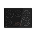 LG LCE3010SB 30'' 5 Burner Black Electric Countertop Kitchen Cooktop