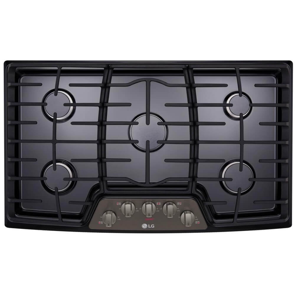 Fichiouy Gas Cooktop Stove Top 2-Burner Built-In Natural Gas Stove Tempered  Glass Kitchen