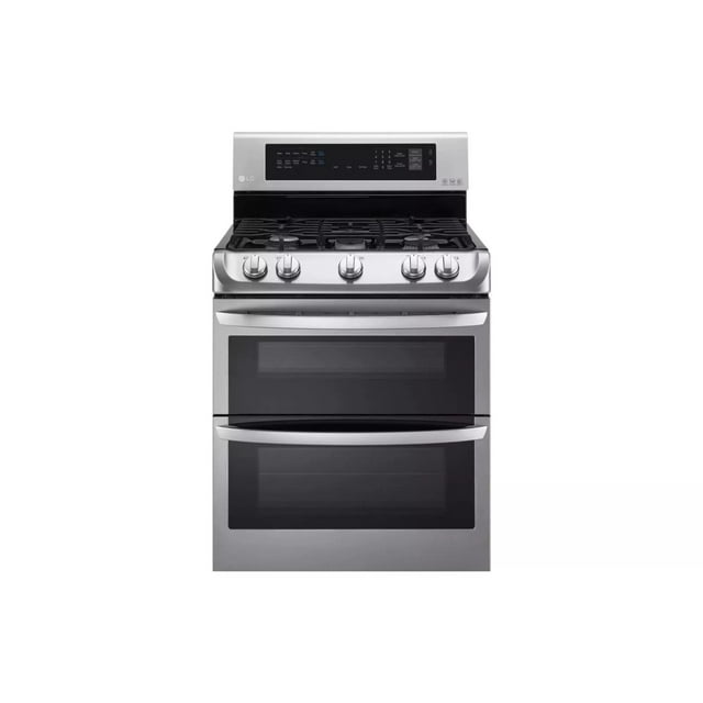 LG LDG4313ST 6.9 Cu. Ft. Stainless Double Oven Gas Range